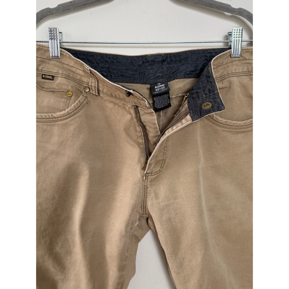 KUHL Rydr Pants Men 32x32 Vtg Patina Dye Outdoor Rugged Articulated Knee Utility - Picture 5 of 14